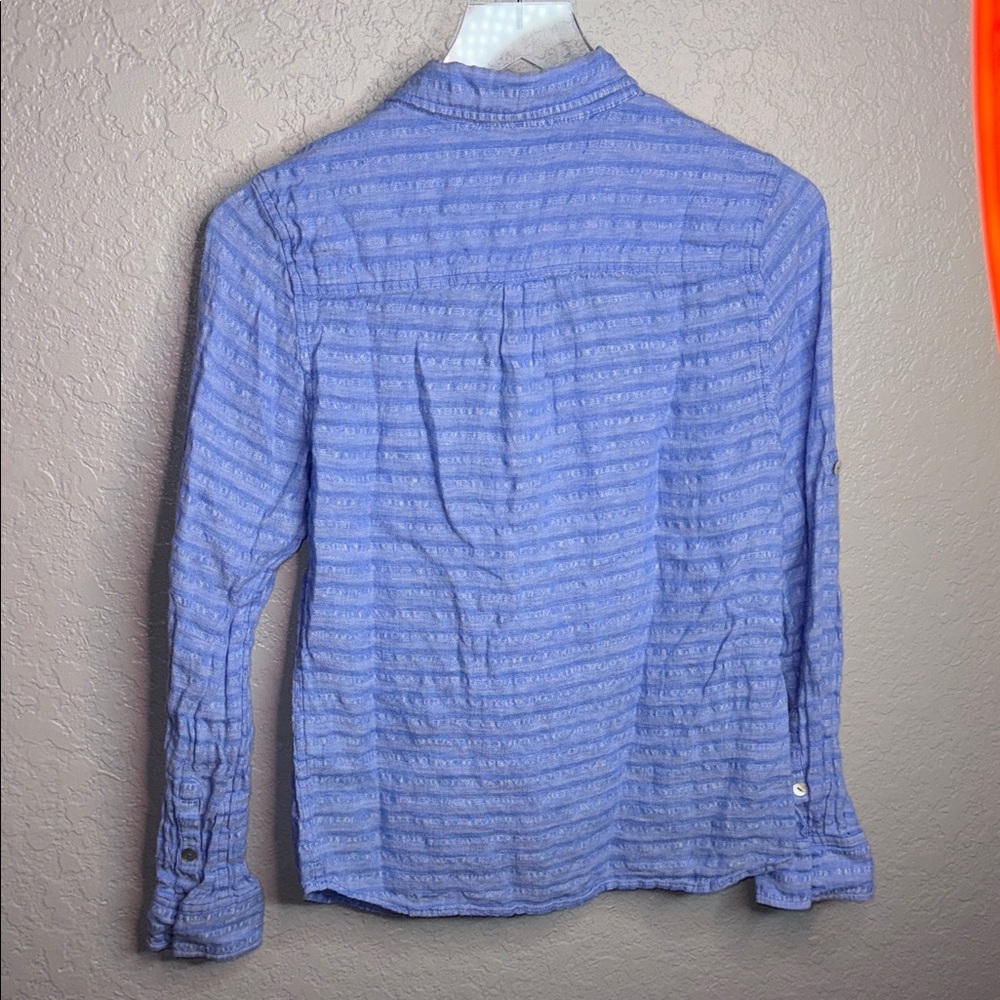 Vineyard Vines Light Blue Patterned Button Down S… - image 4